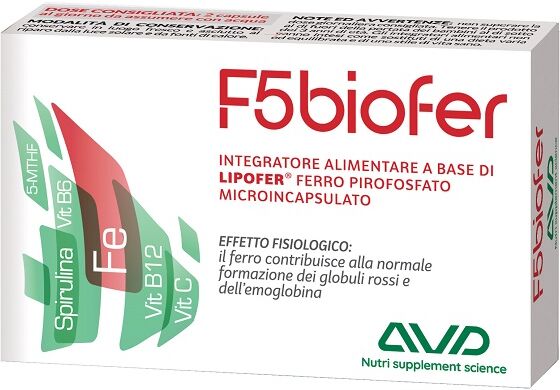 A.V.D. REFORM Srl F5 Biofer, 30 capsule