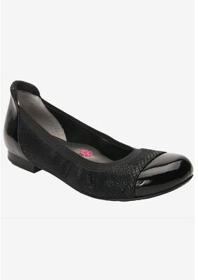 Women's Ronnie Flat by Ros Hommerson in Black Combo (Size 6 1/2 M)