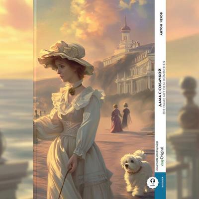 Dama s sobatschkoi / Die Dame mit dem Hündchen (Buch + Audio-Online) - Frank-Lesemethode - Kommentierte zweisprachige Ausgabe Russisch-Deutsch, Set