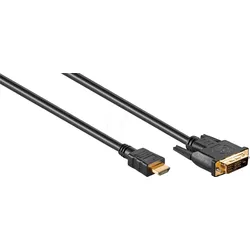 GOOBAY 51579 - HDMI/DVI Kabel, 1,0 m