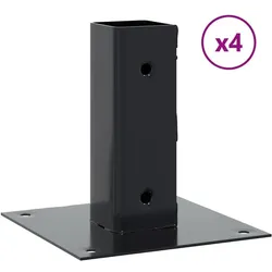 vidaXL, Zaunpfosten + Pfähle, Nagental (4 Stück)