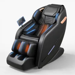 VEVOR Massagesessel, 3D-Zero-Gravity-Relaxsessel mit Ausziehbarer Fußstütze, Automatikprogrammen, Airbags, Heizfunktion für Taille & Beine, Bluetooth-Lautsprecher, Touchscreen für Zuhause & Büro