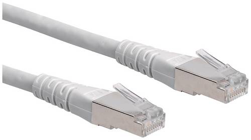 ROLINE Patchkabel Kat.6 (Class E) S/FTP (PiMF), grau, 7 m