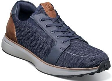 Nunn Bush Kore Swift Knit Moc Toe Sneaker - Mens 7 Navy Oxford Medium