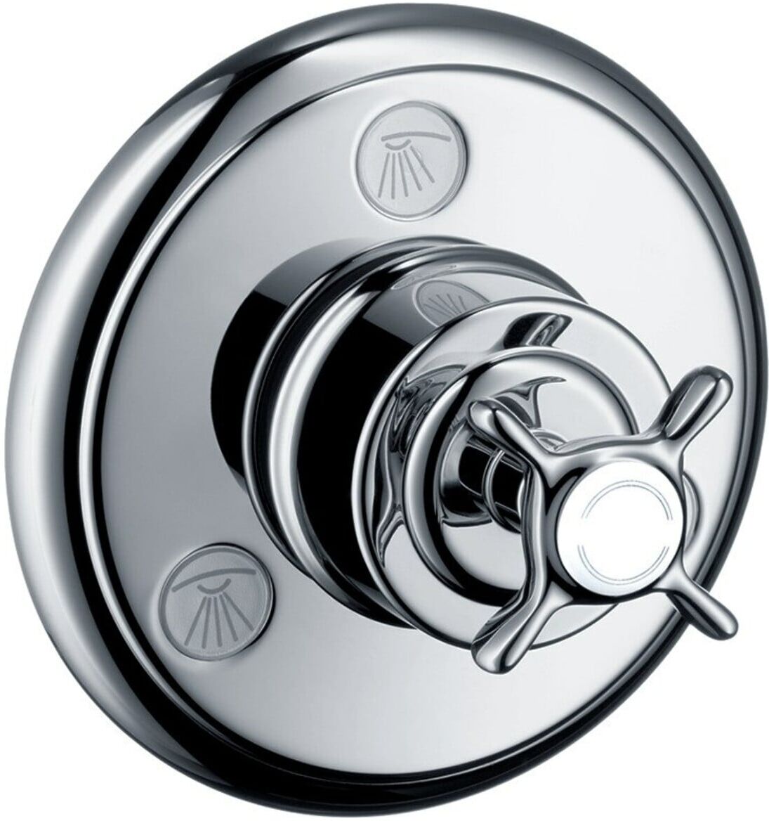 Hansgrohe Fertigmontageset Axor Montreux UP-Ab- + Um-V, m Kreuz, pol. gol opt (16830990)