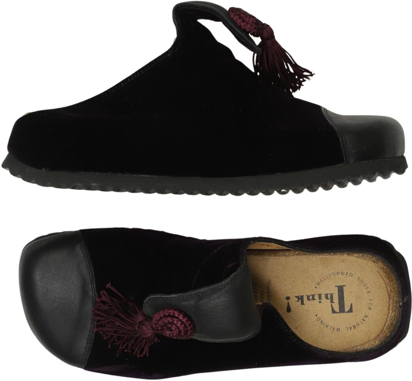 Think! Damen Sandalen, Schwarz, Gr. EU 36, Kunstleder - Second Hand