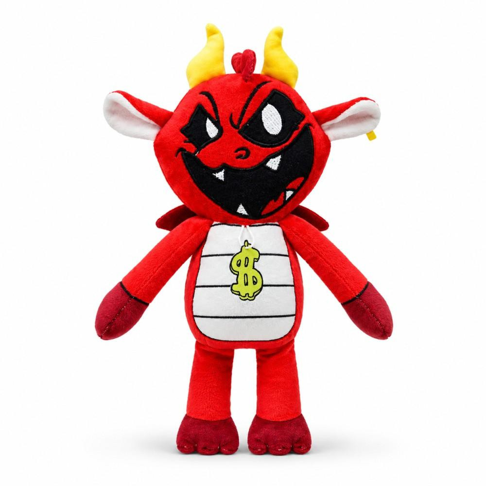 Wiztex Nightmare Pluche Figuur Poppy Playtime Monster, Rood, 30 cm