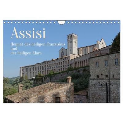 Assisi - Die Heimat des heiligen Franziskus und der heiligen Klara (Wandkalender 2027 DIN A4 quer), CALVENDO Monatskalender
