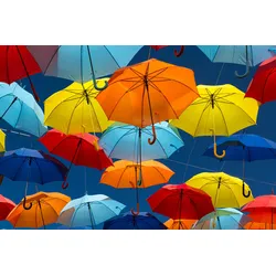 Keilrahmenbild COLORFUL World (BHT 80x120x5 cm) - BHT 80x120x5 cm
