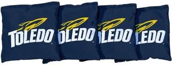 Skip's Garage Toledo University Rockets Blue Cornhole Bags