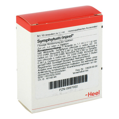Biologische Heilmittel Heel GmbH SYMPHYTUM INJEEL Ampullen 10 St 00997022