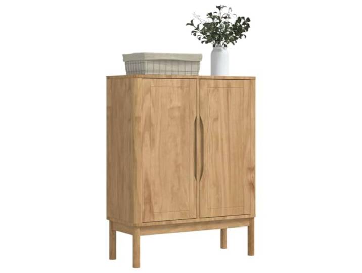 vidaXL Sideboard FLORO Wachsbraun 70 x 30 x 70,5 cm Massivholz Kiefer Genug Platz für deine Sachen, Robust und elegant, Einfache Erreichbarkeit der gelagerten Dinge