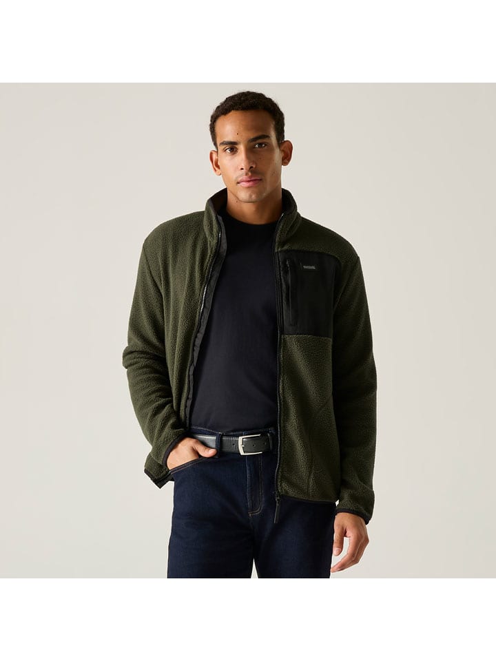 Regatta Fleecejacke "Frankie Borg" in Oliv - M