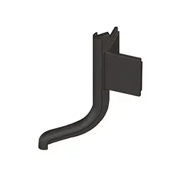 Griffmulde-Außenecke, 90°, Canis L, 9266106, Aluminium schwarz
