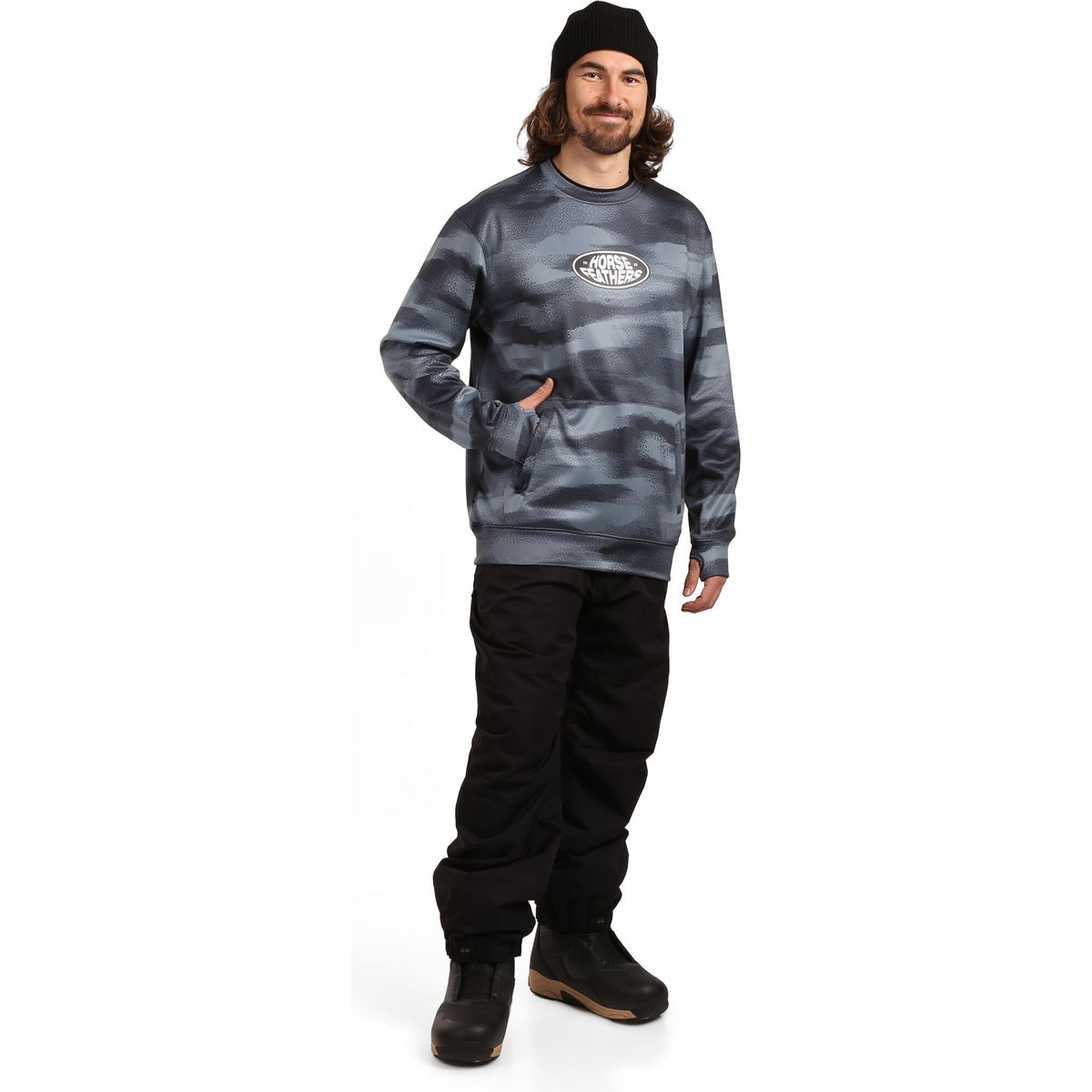 Horsefeathers Morten Sweatshirt pixel camo XL TM079D-pixel camo-XL
