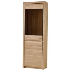 IDEAL Wohnen Vitrine Winston Holzoptik Braun Eiche