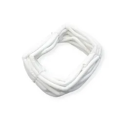 Value, Kabelschutz + Kabelführung, SNAP Gewebeschlauch für Kabel, 25m, weiss (Kabelschlauch, 2500 cm)