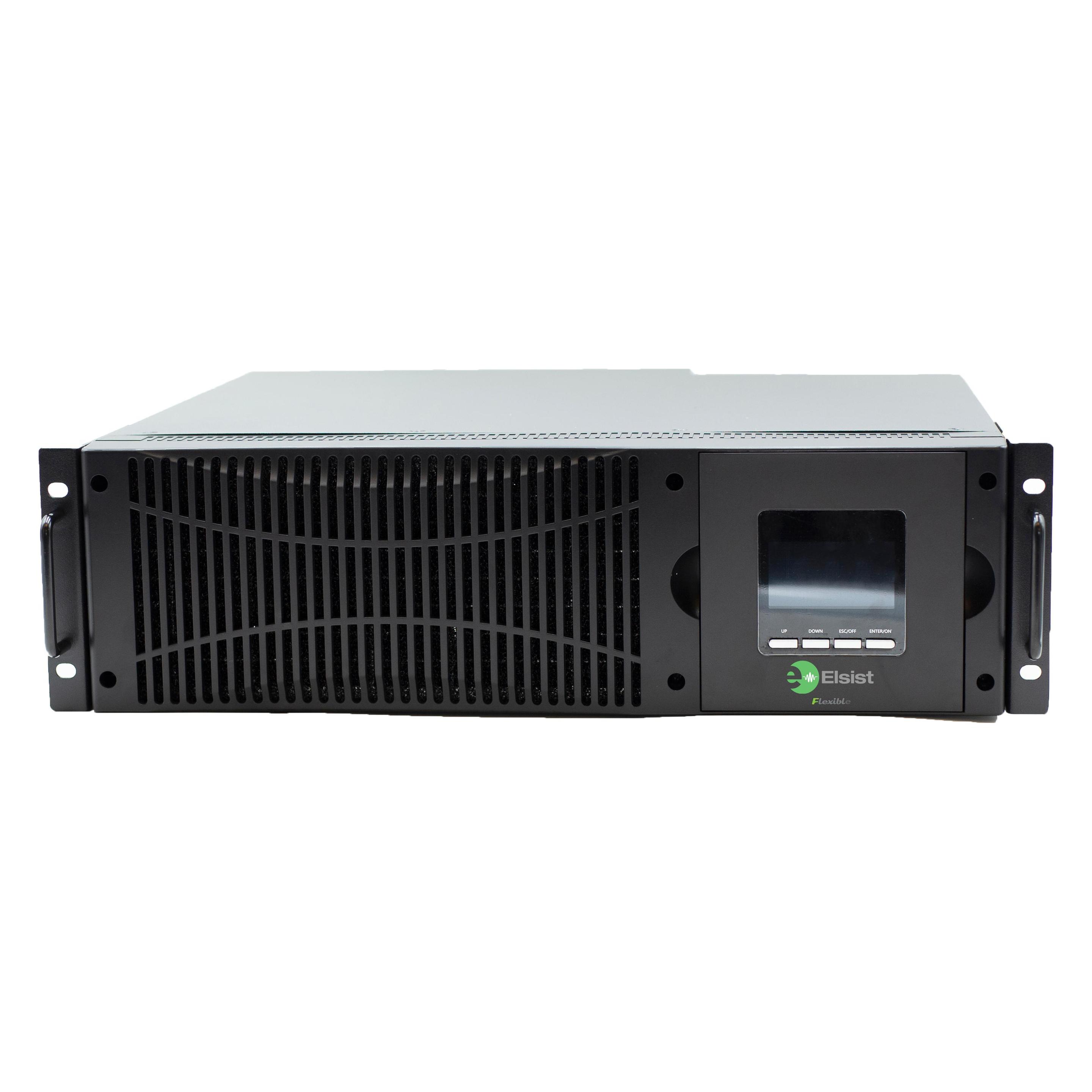 Nacon Gaming FLEXIBLE 1000 VA 900 W CON 325 MM. DI PROF. ON LINE CON DISPLAY LCD RACK/TOWER CON MORSETT (1000 VA, 900 W, Online-Doppelwandler USV) (FLEXIBLE1000VS)