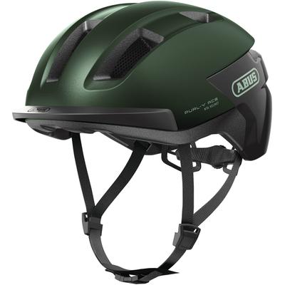 Fahrradhelm ABUS "PURL-Y ACE" Gr. M, grün (moss grün), Helme, M Kopfumfang: 54cm - 58cm