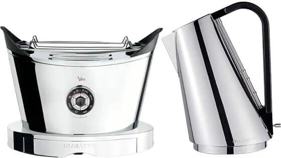 Bugatti Yvera Easy Kettle and Volo Toaster Set Chrome