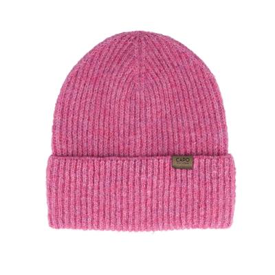 Strickmütze CAPO, Damen, pink, Strick, Materialmix, Mützen Strickmütze, Dezente Melange-Töne, Grobstrick