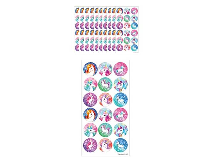 HENBRANDT Grote eenhoornstickers, 180 verschillende eenhoornstickers, leraren, school, beloning, kunst en ambachten voor kinderen, verjaardagsfeestje, tas, gunsten, buittasvullers, geluksdipgunsten