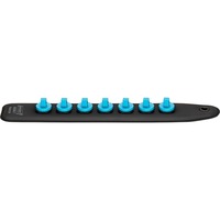 SmartRail 1/4" 850SR-7, leer, Steckschlüssel schwarz, 7 Aufnahmen für 1/4" Stecknüsse