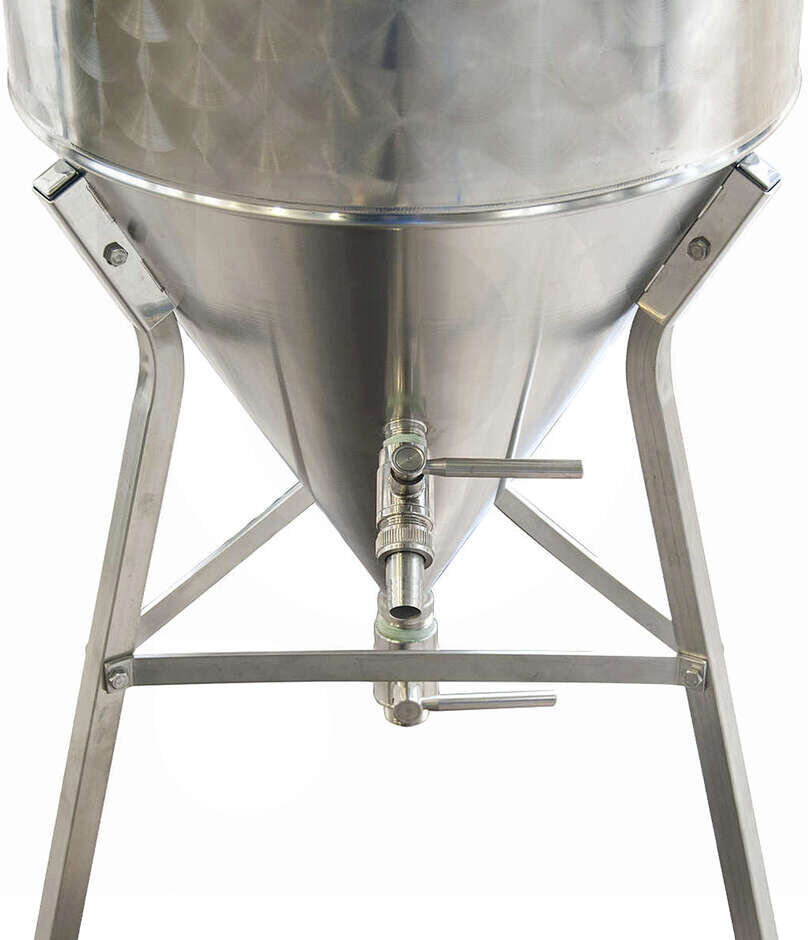 Polsinelli Fermenteur pour bière tronconique 60° 50 L