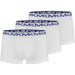 Michael Kors 3P Strecth Factor Boxer Brief Weiß Baumwolle X-Large Herren