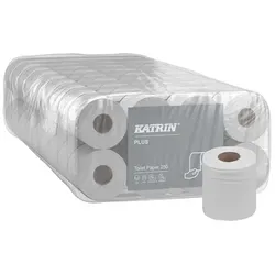 Katrin Toilettenpapier »Plus 250«, 3-lagig, 72 Rollen weiß