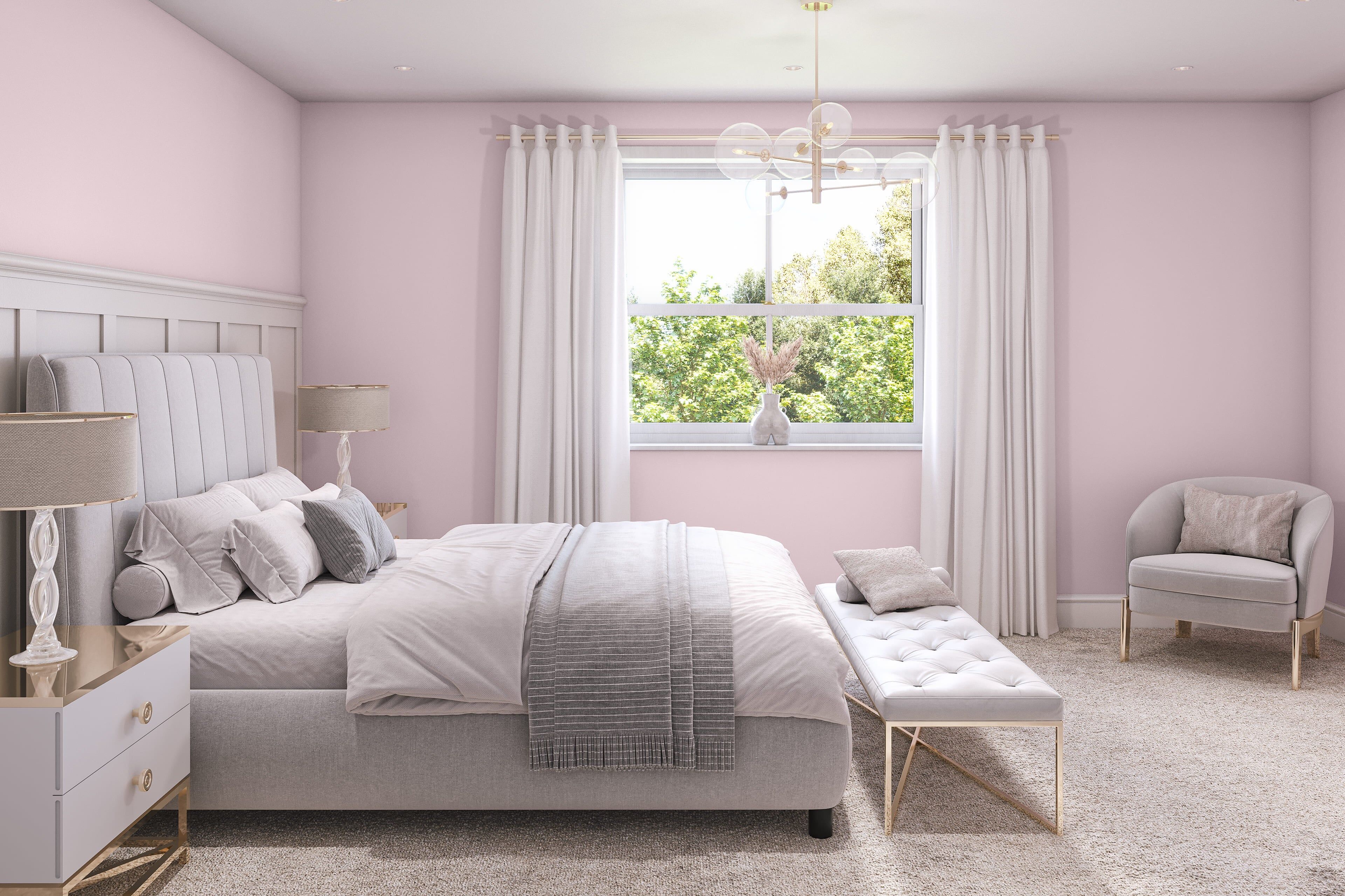 Hemway Wall Paint   Candy Floss   Matt Emulsion Interior   Acrylic   Latex - Candy Floss - 2.5L