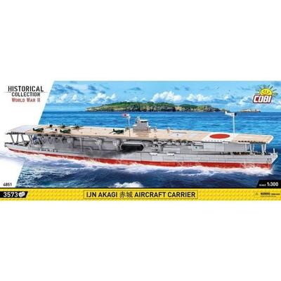 COBI Historical Collection 4851 - IJN AKAGI Aircraft Carrier, WWII Flugzeugträger, Bausatz 1:300, 3573 Klemmbausteine