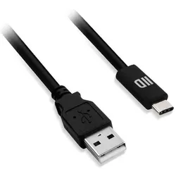 D2 Diffusion C ble USB-C 2.0/USB A m le 3m - noir (3 m, USB 2.0), USB Kabel