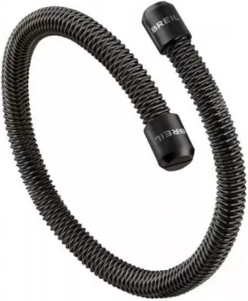 Pulsera Rígida Breil Tj2806 En Acero De Malla Negra 22cm Mujer