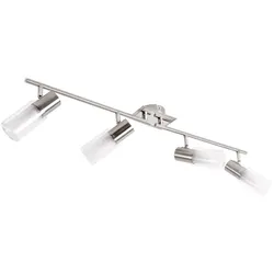 Design Decken Leuchte Büro Licht Schiene bewegliche Glas Spot Leiste o804544
