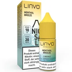 Menthol Breeze NicSalt Liquid by Linvo 10ml / 20mg