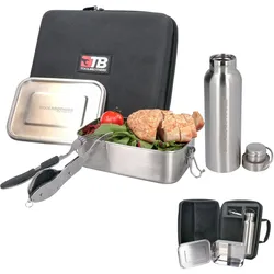 Tool Brothers Toolbrothers Fan Lunchpaket in Hardcase Tragetasche Lunchtasche Wasserdicht mit Edelstahl Brotdose, Lunchbox, Mehrfarbig