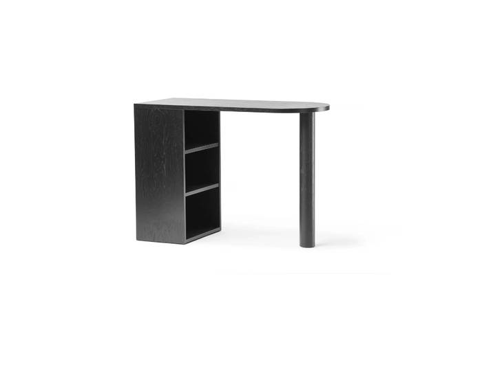 A2 Hub Schreibtisch Schwarzgebeizte Eiche, 100x73x43 cm