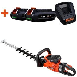 DHC-2200R Akku Heckenschere Set 2x Akku + Lader