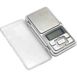 Feinwaage Mit Abdeckklappe Silber