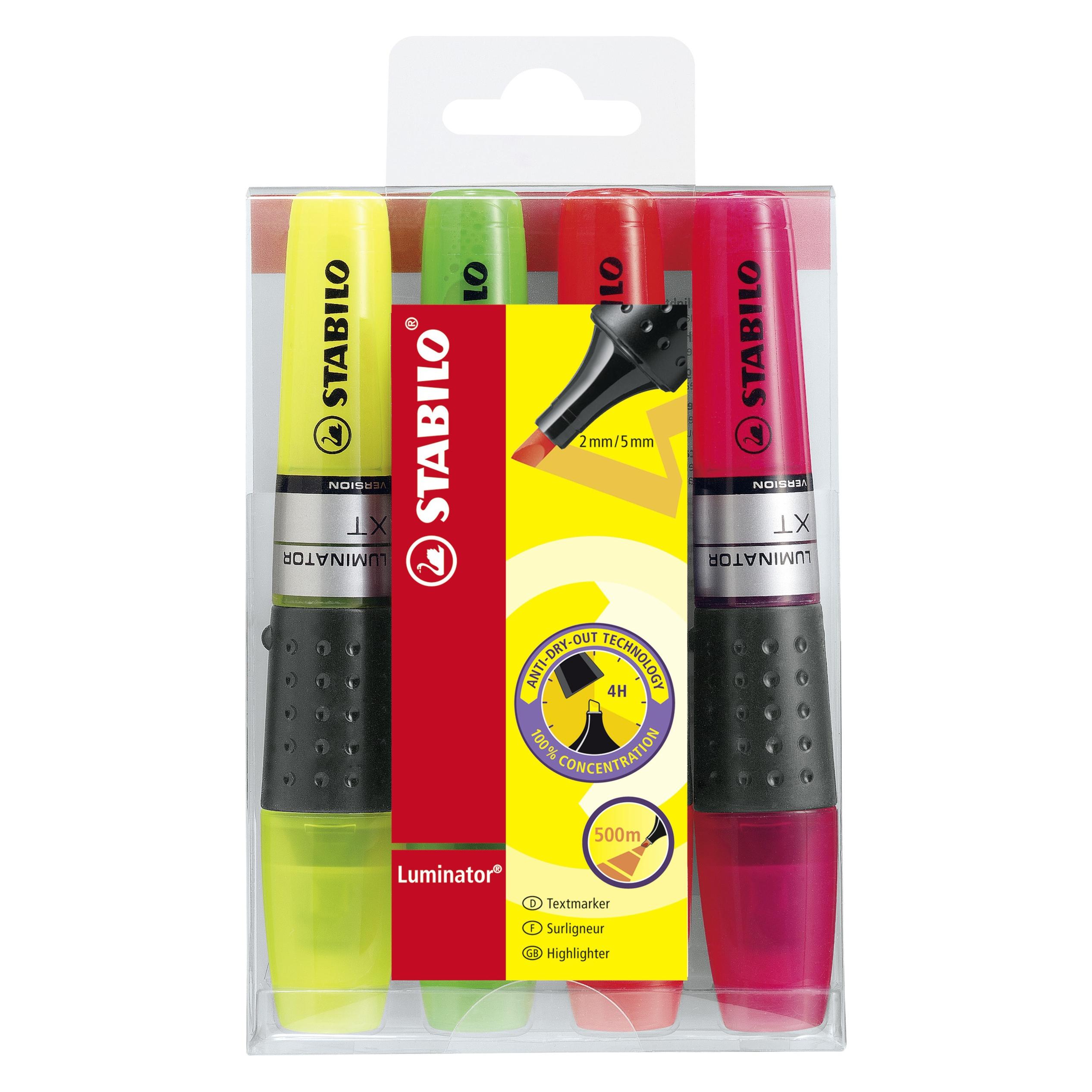 Stabilo LUMINATOR Textmarker (4x) (71/4)