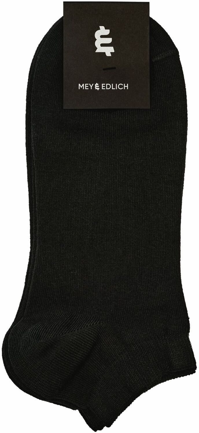 Mey & Edlich Immer-da-Füßling Twinpack Schwarz 39-42