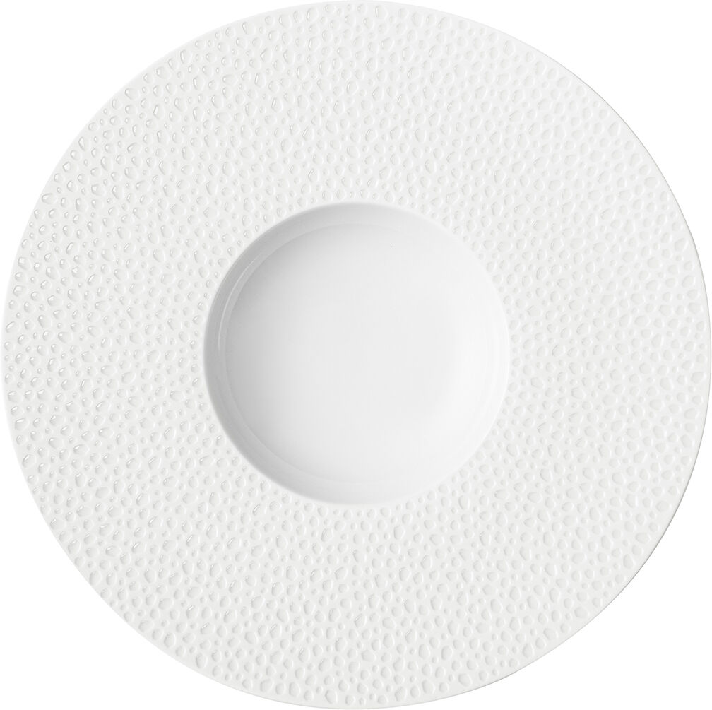 Degrenne Piatto fondo gourmet 28 cm Collection L Perles De Rosée