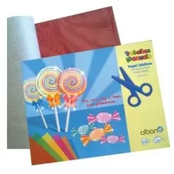 OEM Zellophan-Papierblock Assorted Colours (24 x 31 cm)