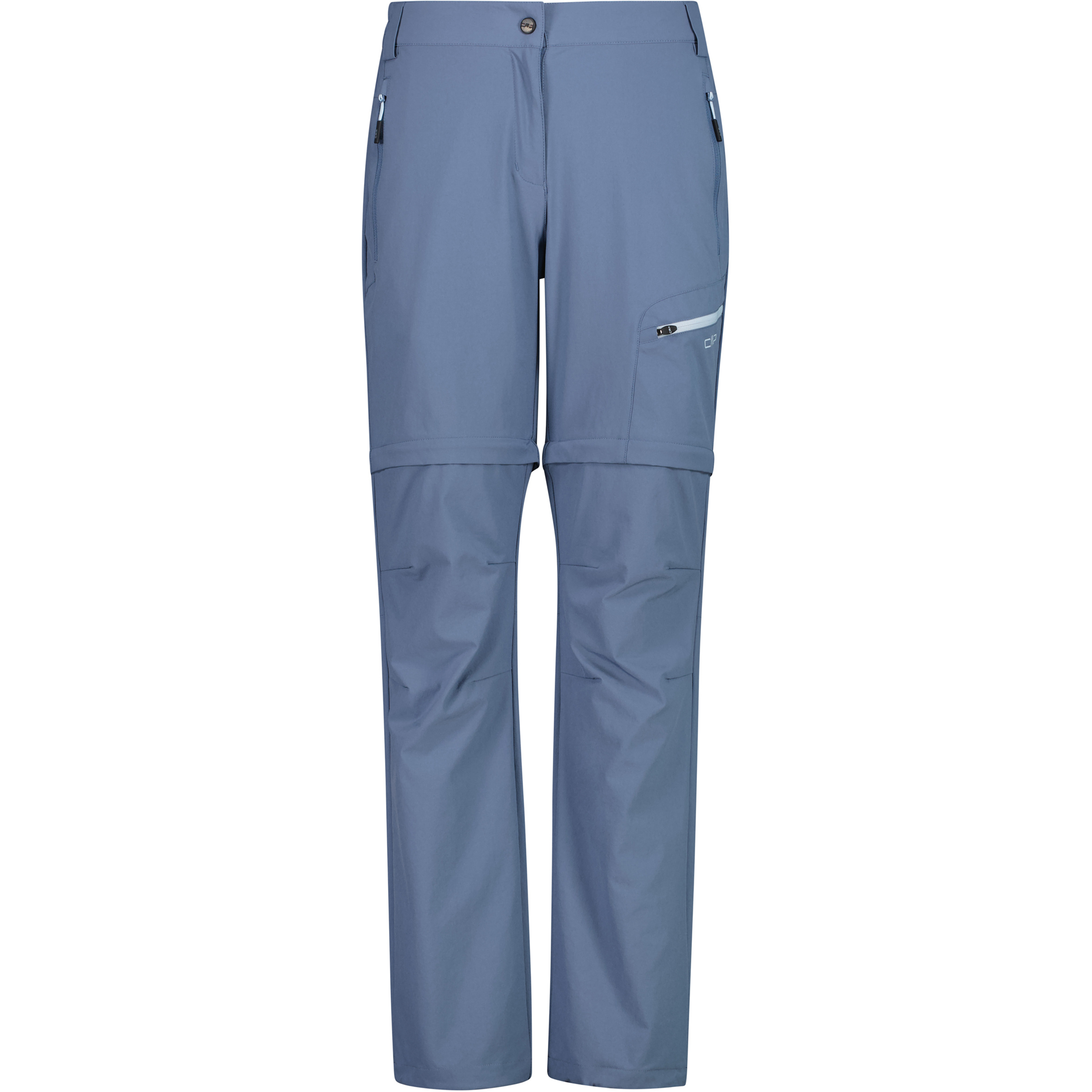 CMP Zip Off Hose Damen Zip-Hosen blau Größe XXS Camping Elastisch