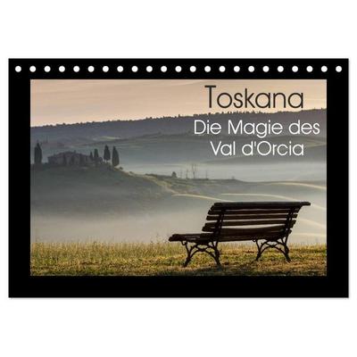 Toskana - Die Magie des Val d'Orcia (Tischkalender 2027 DIN A5 quer), CALVENDO Monatskalender