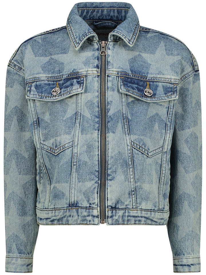 Vingino Jeansjacke "Laser Star" in Blau - 176