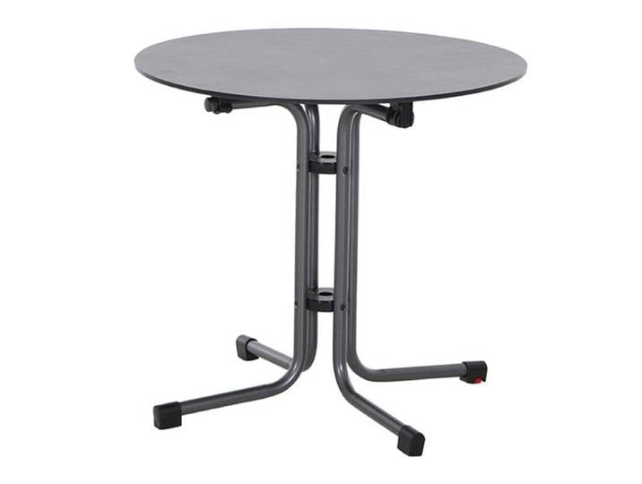 Siena Garden Sola Klapptisch Ø80cm Stahl/HPL Dunkelgrau