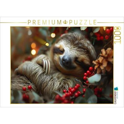 CALVENDO Puzzle Ein Motiv aus dem Kalender Faultiere - entspannt durchs Jahr | 1000 Teile Lege-Größe 64x48cm Foto-Puzzle für glückliche Stunden