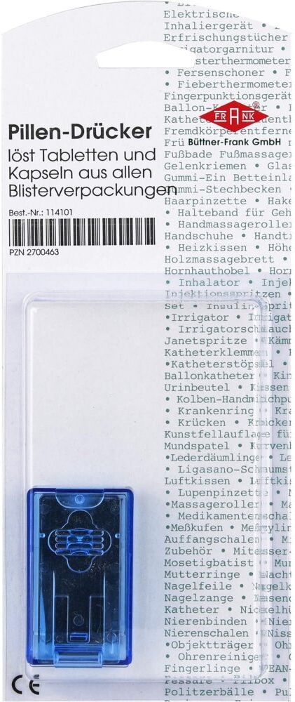 Pillen Drücker Blister Entnahmehilfe